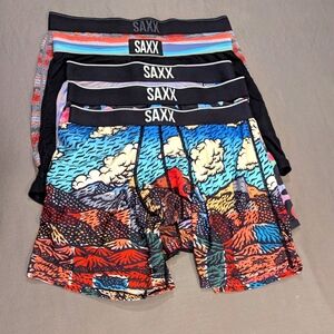 SAXX Men's Boxer Brief Lot of 5 Medium 